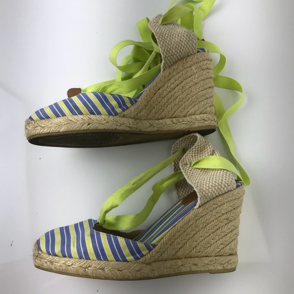 J.Crew made made in Spain lace up espadrilles 6. These are so cute and preppy! - Picture 2 of 8
